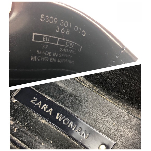 ZARA Women Navy Blue Flats Tassel Penny Loafers - Picture 8 of 8